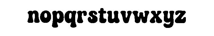 Stay Funky Regular Font LOWERCASE