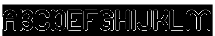 Stay Good-Hollow-Inverse Font UPPERCASE