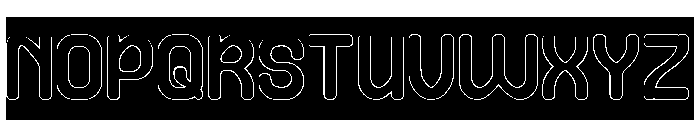 Stay Good-Hollow-Inverse Font UPPERCASE