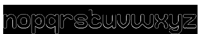 Stay Good-Hollow-Inverse Font LOWERCASE