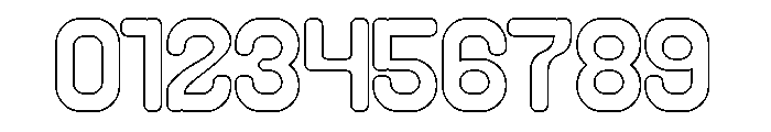 Stay Good-Hollow Font OTHER CHARS