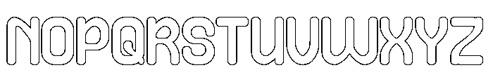 Stay Good-Hollow Font UPPERCASE