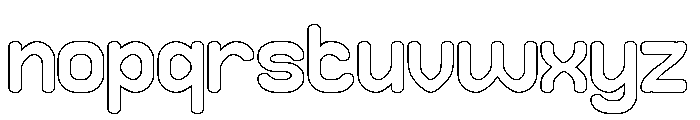 Stay Good-Hollow Font LOWERCASE