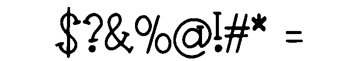 Stay_Groovy Font OTHER CHARS