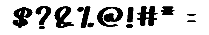 Stay House Font OTHER CHARS