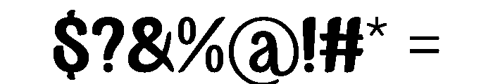 Stay Lucky Regular Font OTHER CHARS