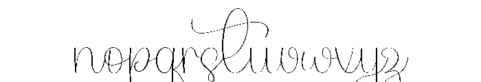Stay Natural Font LOWERCASE