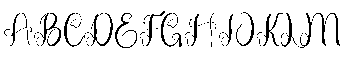 Stay Spring Font UPPERCASE