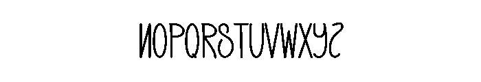 Stay Teacher Font LOWERCASE