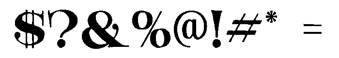 Stay Weekend Serif Font OTHER CHARS