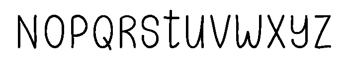 Stay Writing Regular Font UPPERCASE