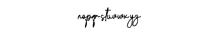 Staycations Font LOWERCASE