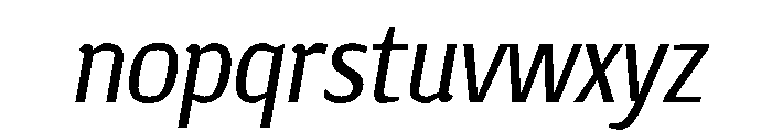 Staygrov Oblique Regular Font LOWERCASE