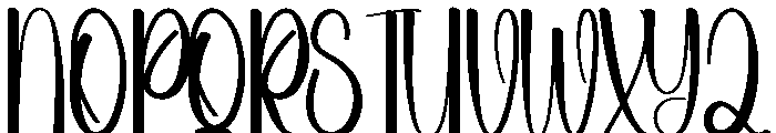 Staylish Handmotion Font UPPERCASE