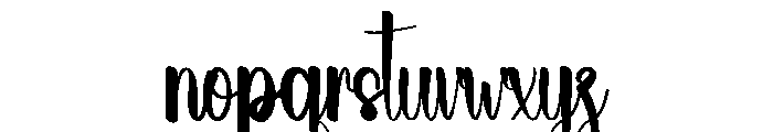 Staylish Handmotion Font LOWERCASE
