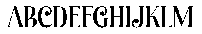 Stays Christmas Regular Font UPPERCASE