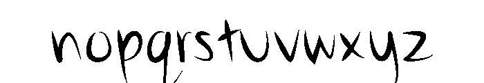 Steadflow Font LOWERCASE