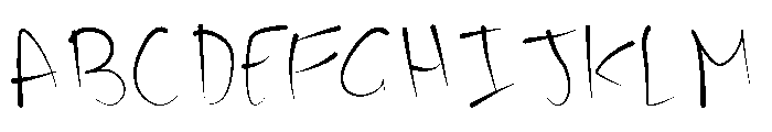 Steadglide Font UPPERCASE