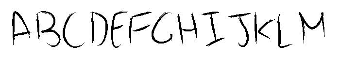 Steadink Font UPPERCASE