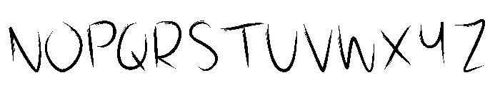 Steadink Font UPPERCASE