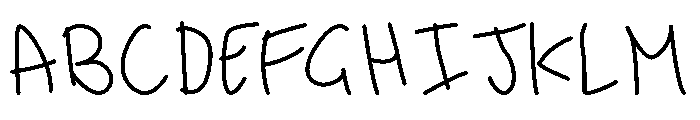 Steadline Font UPPERCASE