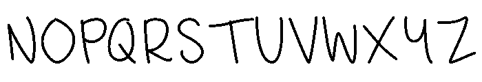 Steadline Font UPPERCASE
