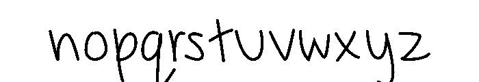 Steadline Font LOWERCASE