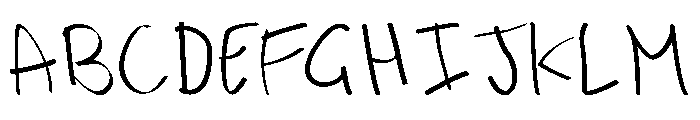 Steadraw Font UPPERCASE