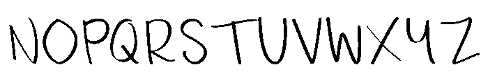 Steadraw Font UPPERCASE