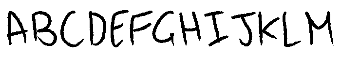 Steadrough Font UPPERCASE