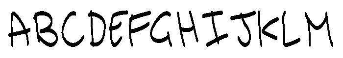 Steadslope Font UPPERCASE