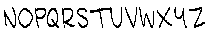 Steadslope Font UPPERCASE