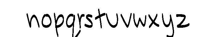Steadslope Font LOWERCASE