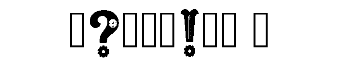 Steam Regular Font OTHER CHARS