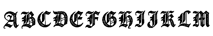 Steampunk Regular Font UPPERCASE