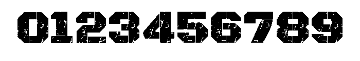 Steel Distress Regular Font OTHER CHARS