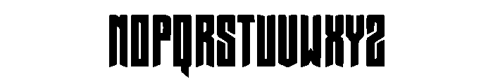 Steel Maverick Font UPPERCASE