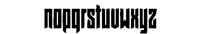 Steel Maverick Font LOWERCASE