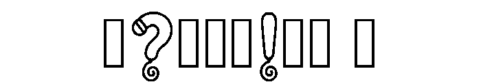 Steel Regular Font OTHER CHARS