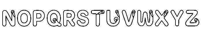 Steel Regular Font UPPERCASE