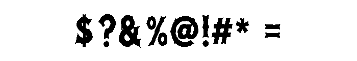 SteelRune Font OTHER CHARS