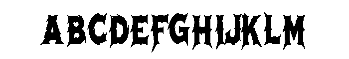 SteelRune Font UPPERCASE