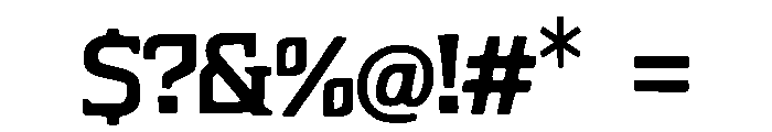 Steelmark_Display Font OTHER CHARS