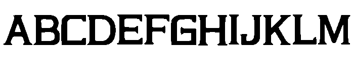 Steelmark_Display Font UPPERCASE