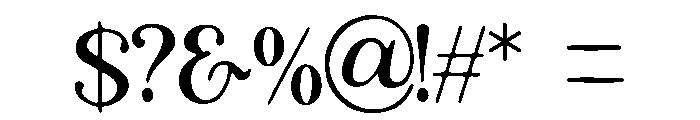 Stellar_Beam Font OTHER CHARS