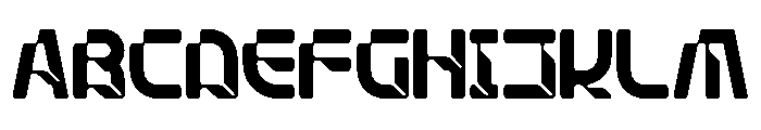 Stellar Core Condensed Font UPPERCASE