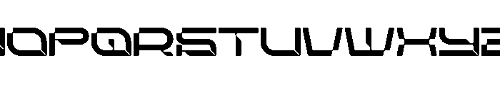 Stellar Core Expanded Font UPPERCASE