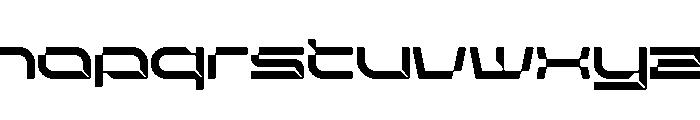 Stellar Core Expanded Font LOWERCASE