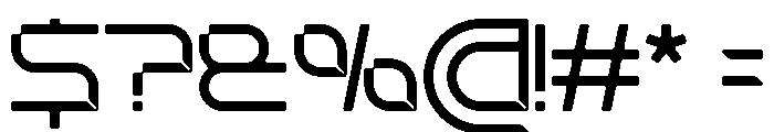 Stellar Core Extra Light Font OTHER CHARS