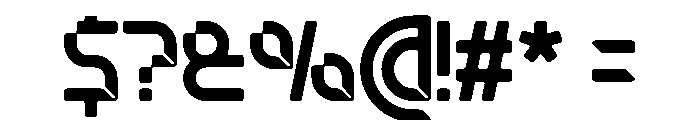 Stellar Core Light Condensed Font OTHER CHARS